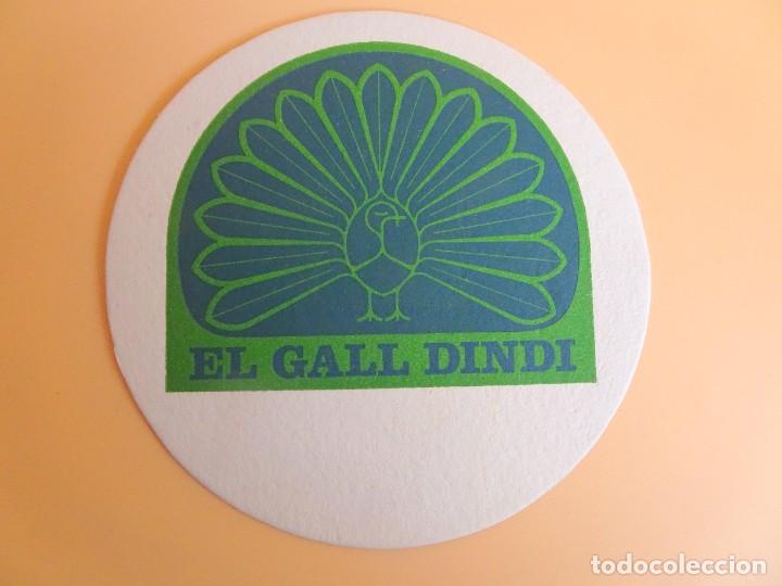 Otros art&iacute;culos de coleccionismo en papel: POSAVASOS EL GALL DINDI