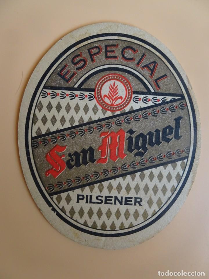 Otros Art&iacute;culos de Coleccionismo en Papel: POSAVASOS CERVEZA, SAN MIGUEL ESPECIAL, OVALADA