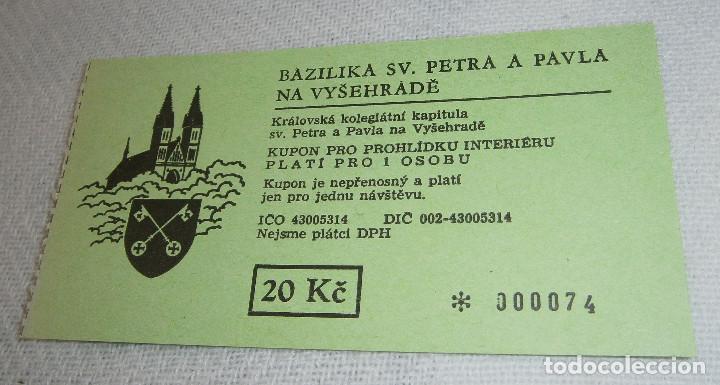 Altri oggetti di carta: entrada de la basilica san pedro y san pablo en Vysehrade -PRAGA-