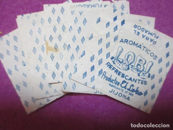 Otros Art&iacute;culos de Coleccionismo en Papel: LOTE 6 ENVOLTORIOS CARAMELO AROMATICOS LOBI PRODUCTOS EL LOBO JIJONA MIDE APROX. 4,5 X 4,5 CMS CA3