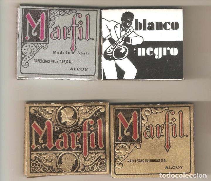 Otros art&iacute;culos de coleccionismo en papel: Papel de fumar marca marfil y blanco y negro