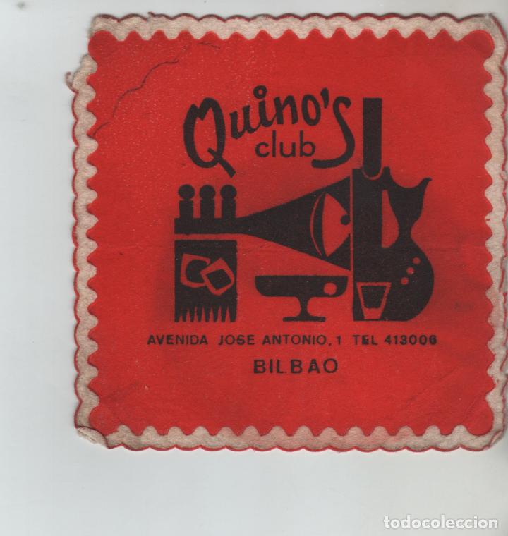 Otros Art&iacute;culos de Coleccionismo en Papel: POSAVASOS CLUB QUINOS - BILBAO - VIZCAYA