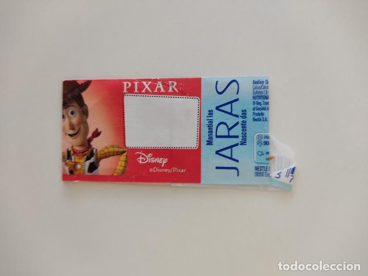 Otros art&iacute;culos de coleccionismo en papel: ENVOLTORIO ETIQUETA PUBLICIDAD AGUA AQUAREL NESTL&Eacute; DISNEY PIXAR TOY STORY WOODY MANANTIAL LAS JARAS