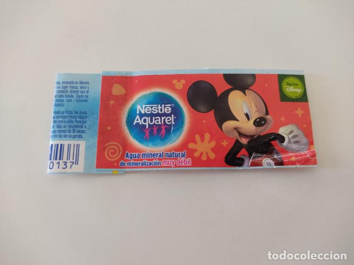 Otros art&iacute;culos de coleccionismo en papel: ENVOLTORIO ETIQUETA PUBLICIDAD AGUA AQUAREL NESTL&Eacute; DISNEY JUNIOR MICKEY MOUSE