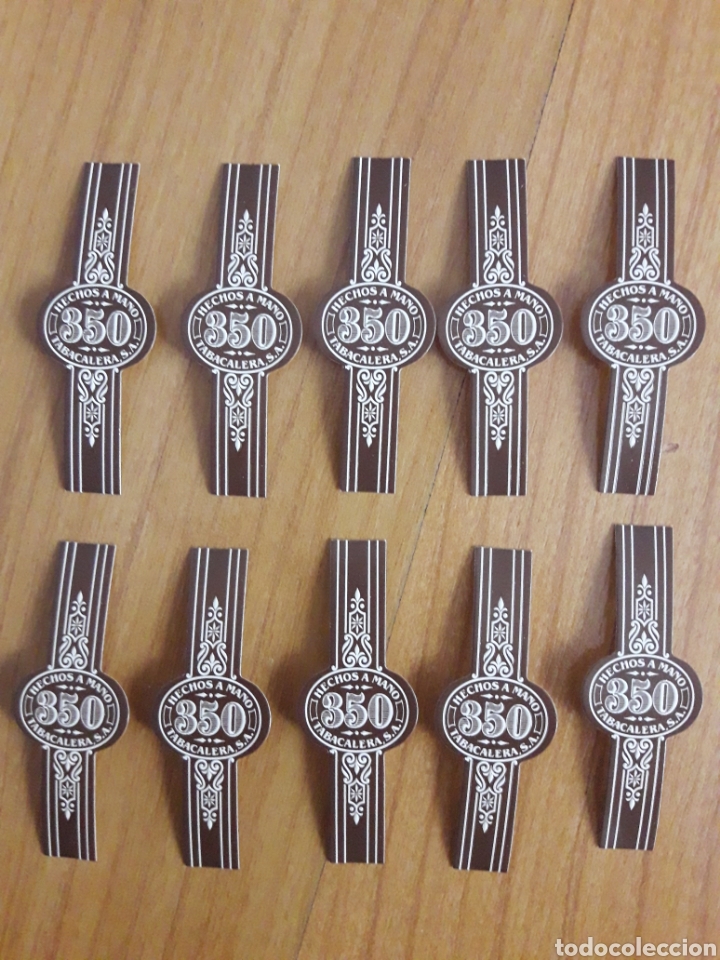 Otros Art&iacute;culos de Coleccionismo en Papel: 10 VITOLAS PUROS 350 TABACALERA. PERFECTO ESTADO