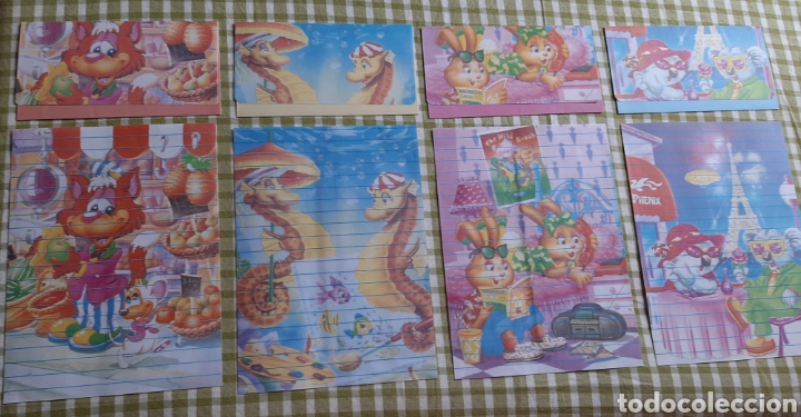 Paper Collecting Others: CONJUNTOS LOTE 4 HOJAS CAMBIO CON SOBRE ANIMALES A&Ntilde;OS 90 COMPRA MINIMA 5&euro;