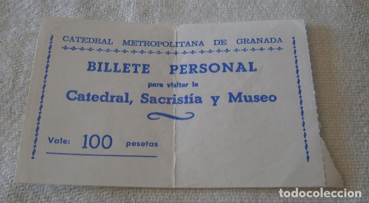 Altri oggetti di carta: entrada catedral metropolitana de Granada a&ntilde;os 80