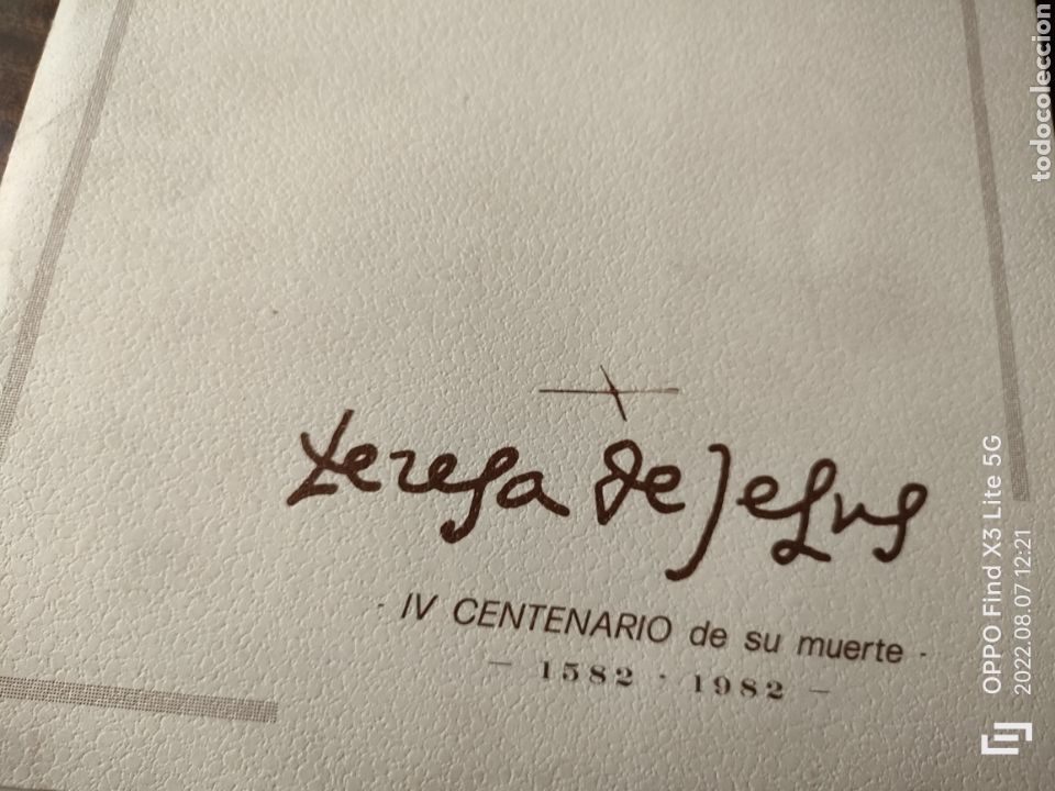 Otros Art&iacute;culos de Coleccionismo en Papel: Teresa de Jes&uacute;s IV Centenario de su muerte 1582-1982 dibujos S Merino 1982