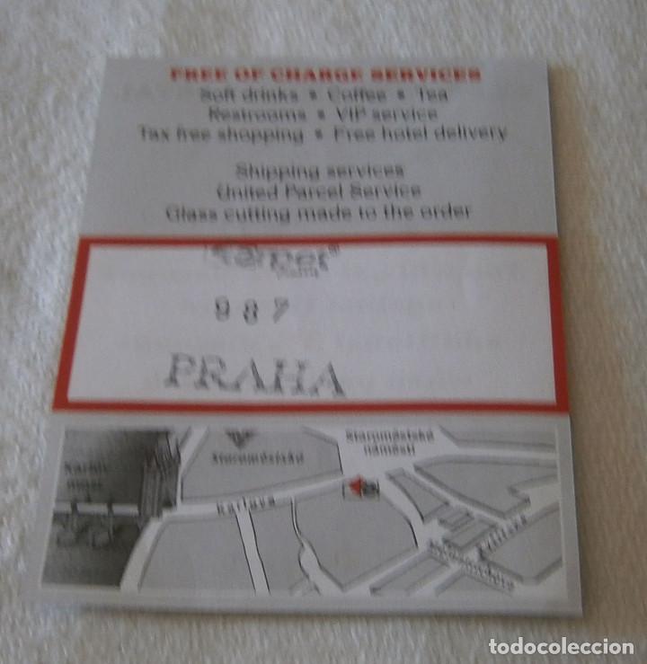 Outros artigos de papel: entrada para tienda de cristal de Bohemia en Praga