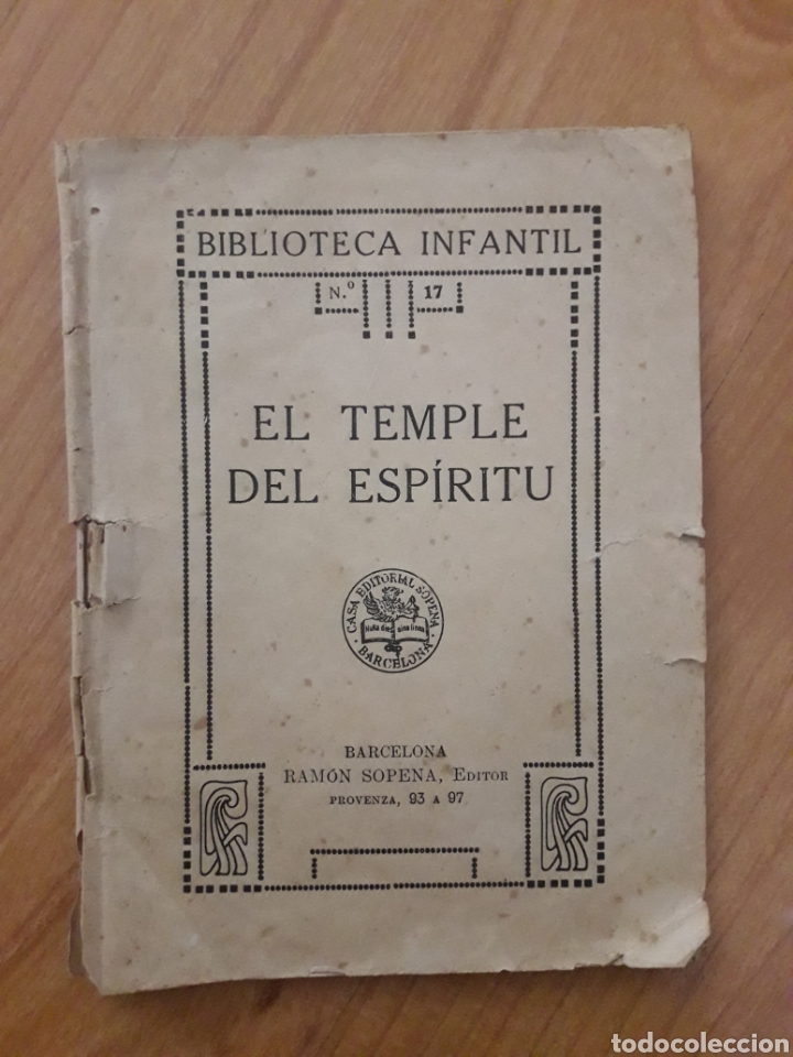 Otros Art&iacute;culos de Coleccionismo en Papel: BIBLIOTECA INFANTIL. N&deg; 17. EL TEMPLE DEL ESPIRITU. RAM&Oacute;N SOPENA
