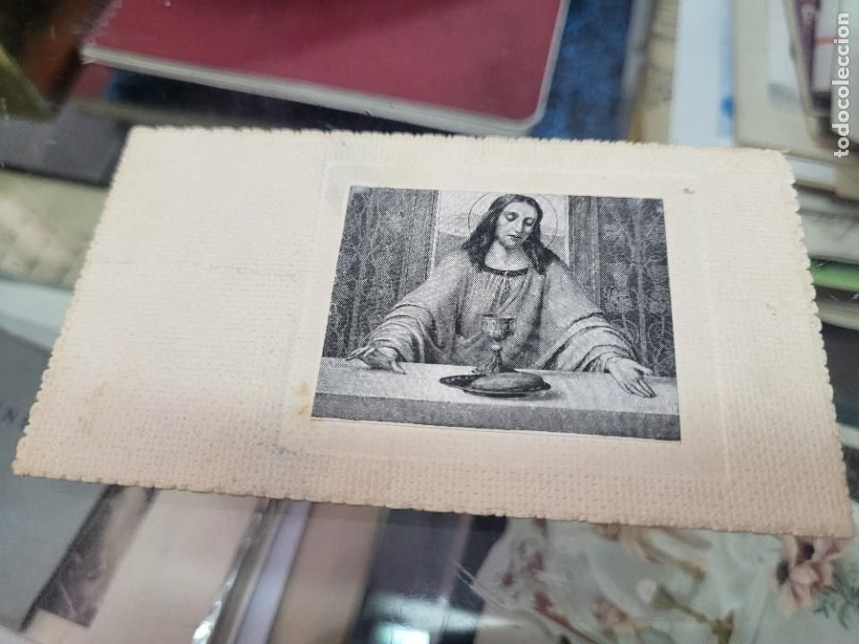 Outros artigos de papel: ANTIGUA ESTAMPA RELIGIOSA XII ANIVERSARIO JUEVES EUCARISTICOS SANTA EULALIA 1940