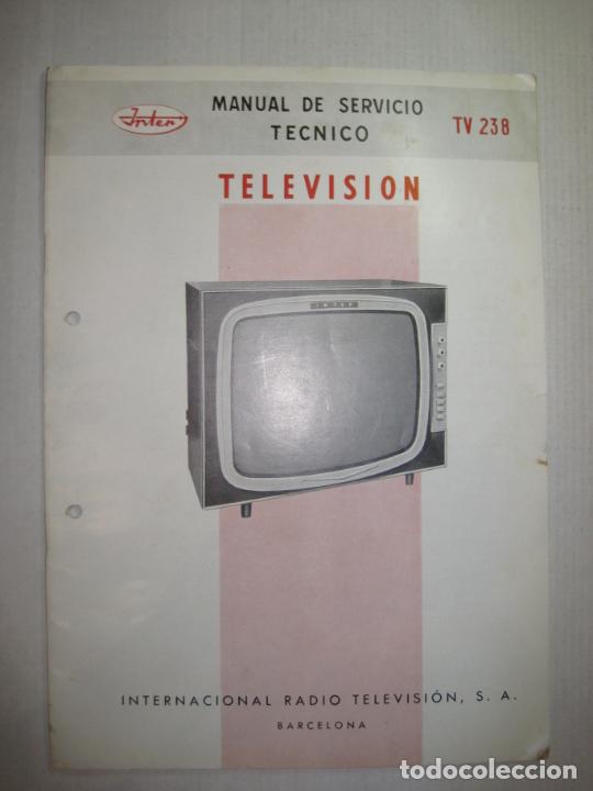 carril castillo Incienso inter-television-manual de servicio tecnico-ver - Compra venta en  todocoleccion