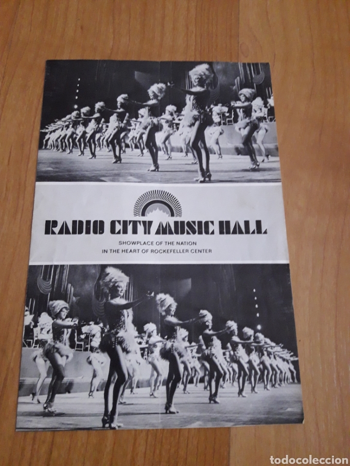 Otros Art&iacute;culos de Coleccionismo en Papel: D&Iacute;PTICO RADIO CITY MUSIC HALL. WOODY ALLEN. DIANE KEATON. 1972