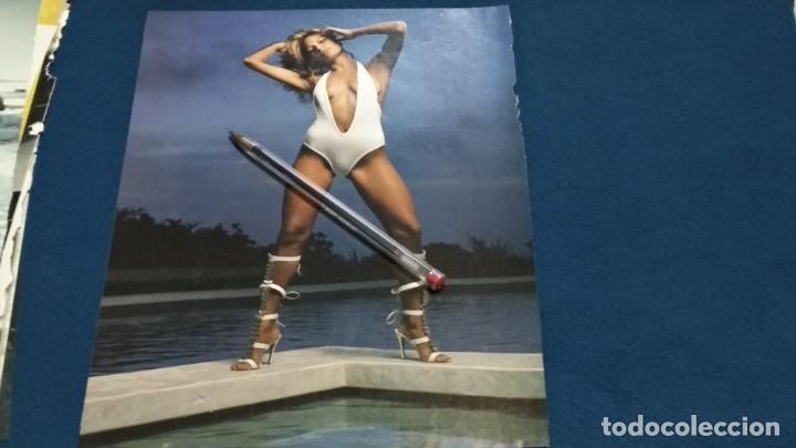 Collectionnisme Papier divers: P&Oacute;STER MODELOS PUBLICIDAD HOJA DOBLE CARA REVISTA CINDY CRAWFORD