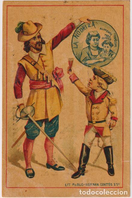 Paper Collecting Others: Tarjeta (11x7) La Nodriza, Alimento para ni&ntilde;os. Dorso: Recuerdos de Sevilla. F. Sousa