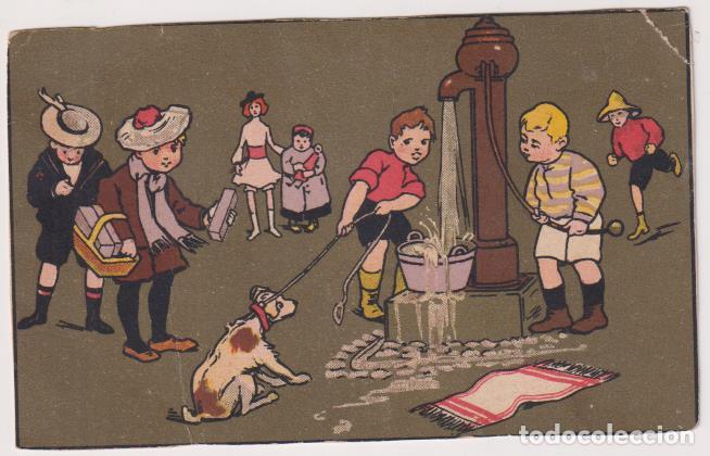 Paper Collecting Others: Cromo Tarjeta (11x6) Publicidad de El jab&oacute;n de Brea La Giralda. Sevilla