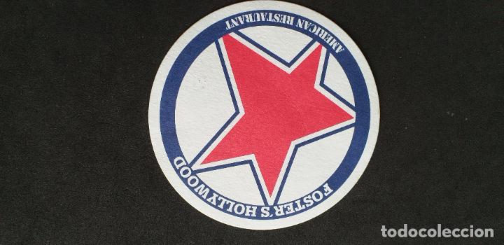 Sammelleidenschaft Andere Papierartikel: POSAVASOS-V28-III-90MM-FOSTER'S HOLLYWOOD-AMERICAN RESTAURANT