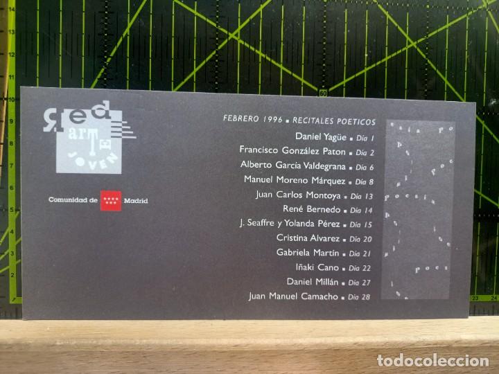 Paper Collecting Others: RED DE ARTE JOVEN DE LA COMUNIDAD DE MADRID PROGRAMA RECITALES PO&Eacute;TICOS FEBRERO 1996 VER LISTADO