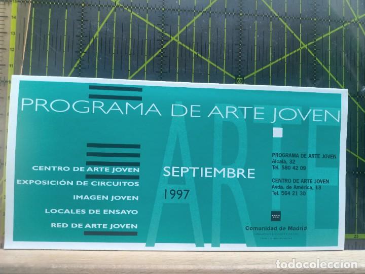 Paper Collecting Others: RED DE ARTE JOVEN DE LA COMUNIDAD DE MADRID PROGRAMA COMPLETO SEPTIEMBRE 1997 PINTURA, ESCULTURA, FO