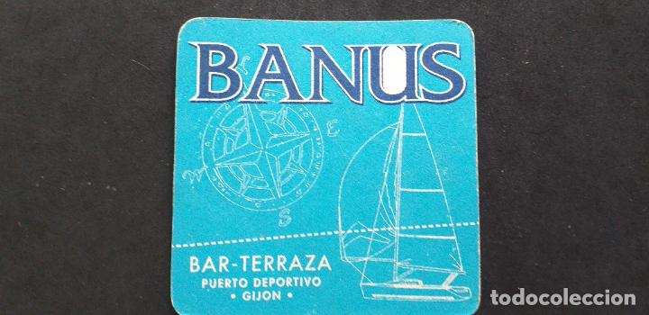 Sammelleidenschaft Andere Papierartikel: POSAVASOS-V28-III-95MM-BANUS-BAR-TERRAZA-PUERTO DEPORTIVO-GIJON
