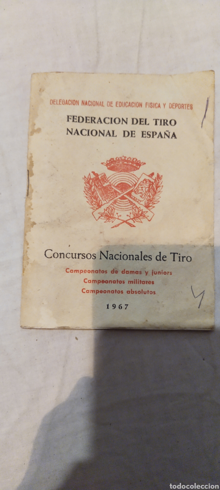 Otros Art&iacute;culos de Coleccionismo en Papel: Federaci&oacute;n del tiro Nacional de Espa&ntilde;a