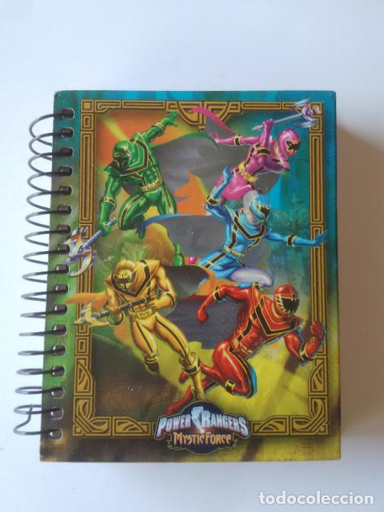 Otros Art&iacute;culos de Coleccionismo en Papel: MINI LIBRETA POWER RANGERS MYSTIC FORCE, MIDE UNOS 10 X 12 CM