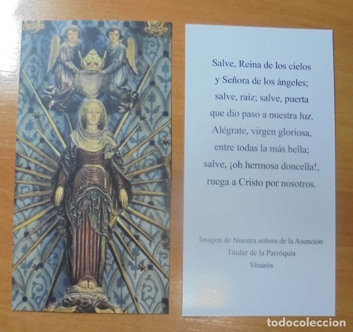 Sammelleidenschaft Andere Papierartikel: ESTAMPA RELIGIOSA NUESTRA SE&Ntilde;ORA DE LA ASUNCI&Oacute;N VINAROZ