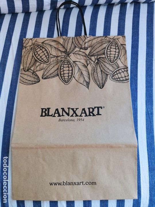 Otros Art&iacute;culos de Coleccionismo en Papel: Bolsa De Papel Chocolates Blanxart.