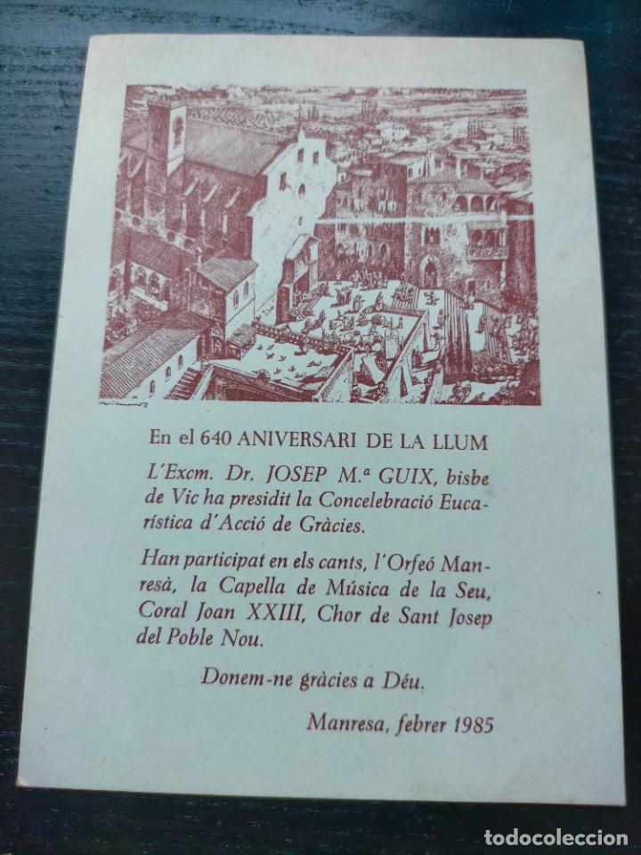 Sammelleidenschaft Andere Papierartikel: 640 ANIVERSARI LA LLUM JOSEP MARIA GUIX BISBE DE VIC CONCELEBRACI&Oacute; EUCAR&Iacute;STICA ACCI&Oacute; DE GR&Agrave;CIES 1985