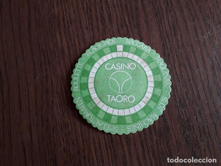Otros art&iacute;culos de coleccionismo en papel: posavasos de publicidad, casino Taoro, Tenerife.