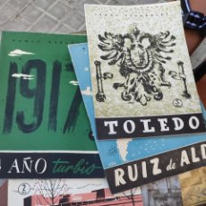Otros Artículos de Coleccionismo en Papel: TOLEDO RUIZ DE ALDA GARCÍA MORENTE 1917 AÑO TURBIO TEMAS ESPAÑOLES. Lote 358647440