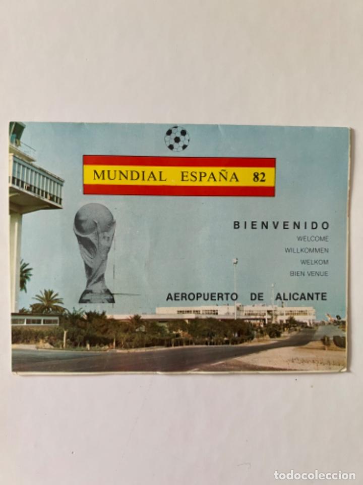 Otros art&iacute;culos de coleccionismo en papel: PORTA FOTOS MUNDIAL 82, AEROPUERTO DE ALICANTE