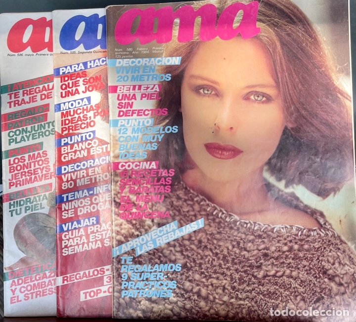 Otros Art&iacute;culos de Coleccionismo en Papel: AMA, 1984, TRES REVISTAS