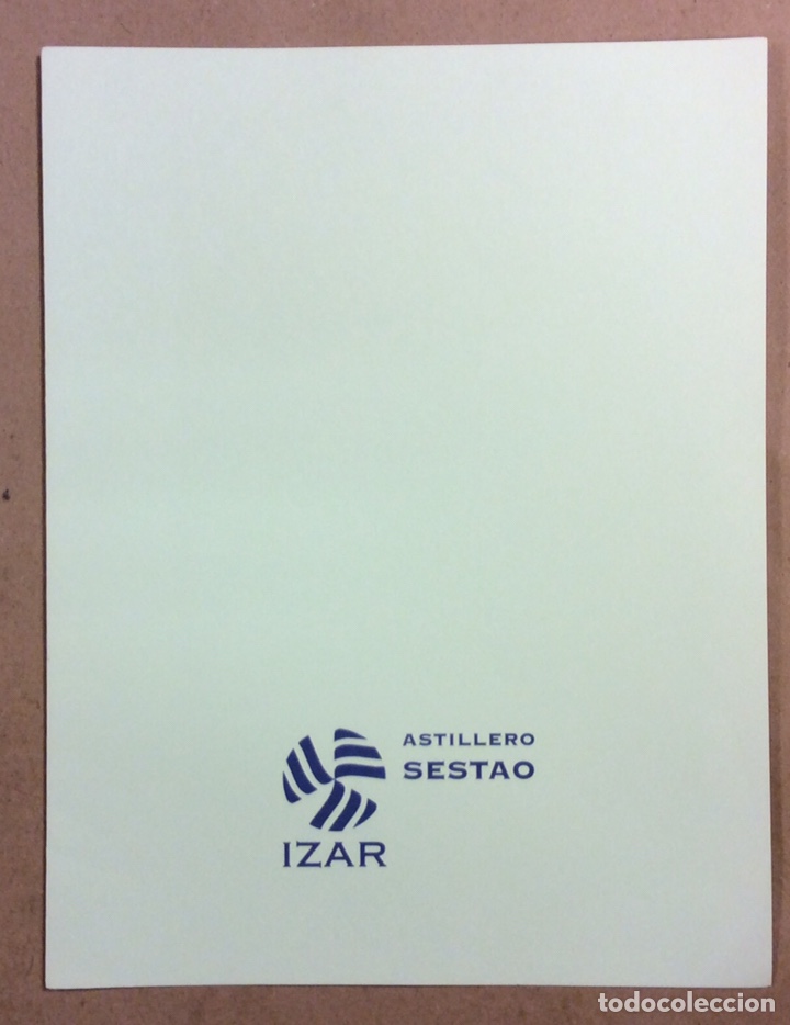Collectionnisme Papier divers: IZAR ASTILLERO SESTAO. CARPETA CORPORATIVA DE TRABAJO
