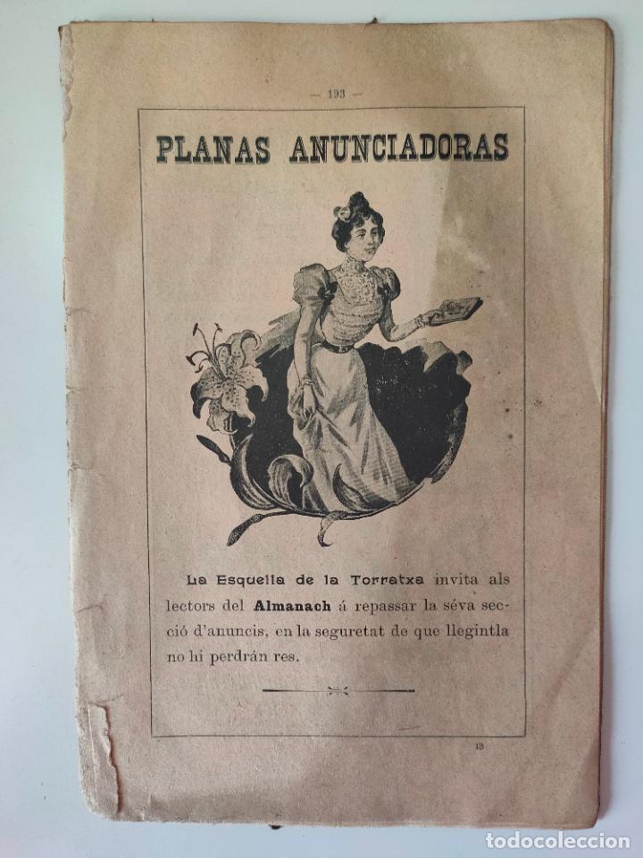 Sammelleidenschaft Andere Papierartikel: PLANAS ANUNCIADORAS LA ESQUELLA DE LA TORRATXA INVITA LECTORS DEL ALMANACH CATAL&Aacute;N PUBLICIDAD ANTIGU