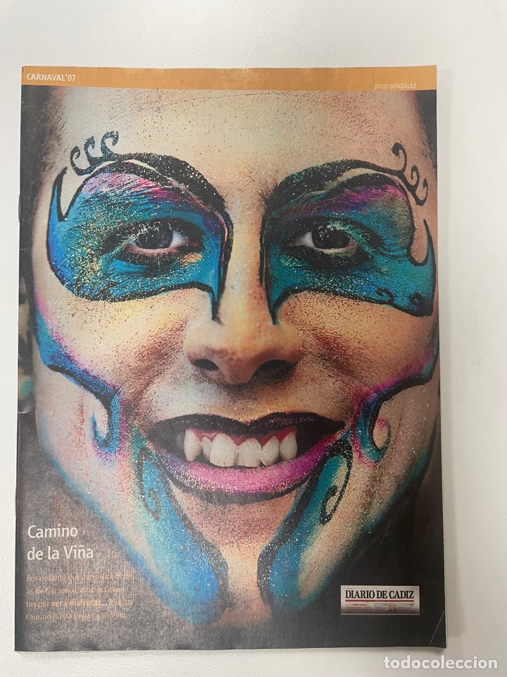 Otros Art&iacute;culos de Coleccionismo en Papel: Carnaval 2007 C&aacute;diz revista Guia del Carnaval del diario de C&aacute;diz