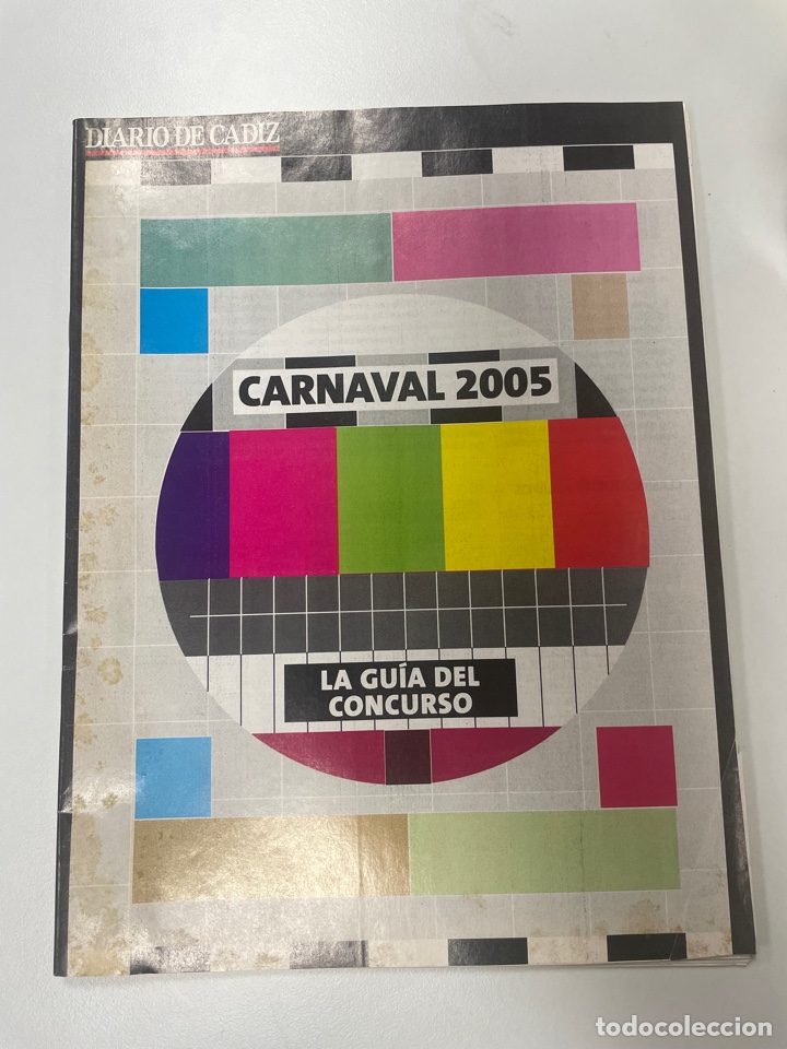 Otros Art&iacute;culos de Coleccionismo en Papel: Carnaval 2005 C&aacute;diz revista con la gu&iacute;a del concurso editada por el diario de C&aacute;diz