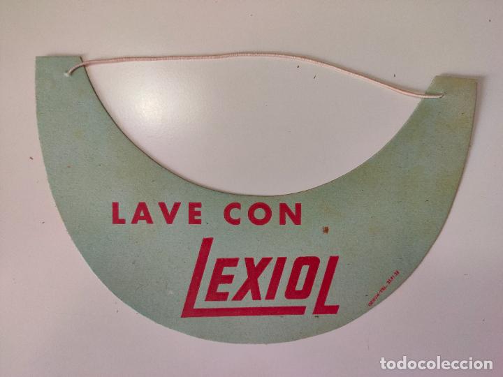 Paper Collecting Others: PROPAGANDA PUBLICIDAD GORRO GORRA CART&Oacute;N PAPEL LAVE CON LEXIOL DETERGENTE