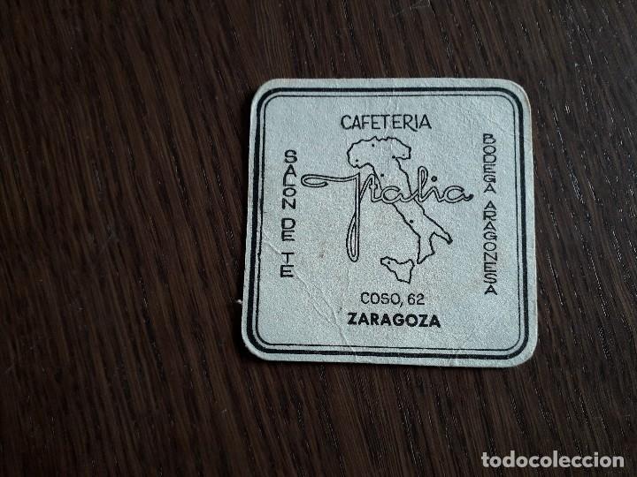 Otros Art&iacute;culos de Coleccionismo en Papel: posavasos de publicidad, cafeter&iacute;a, bodega aragonesa, sal&oacute;n de te, Italia, Zaragoza.