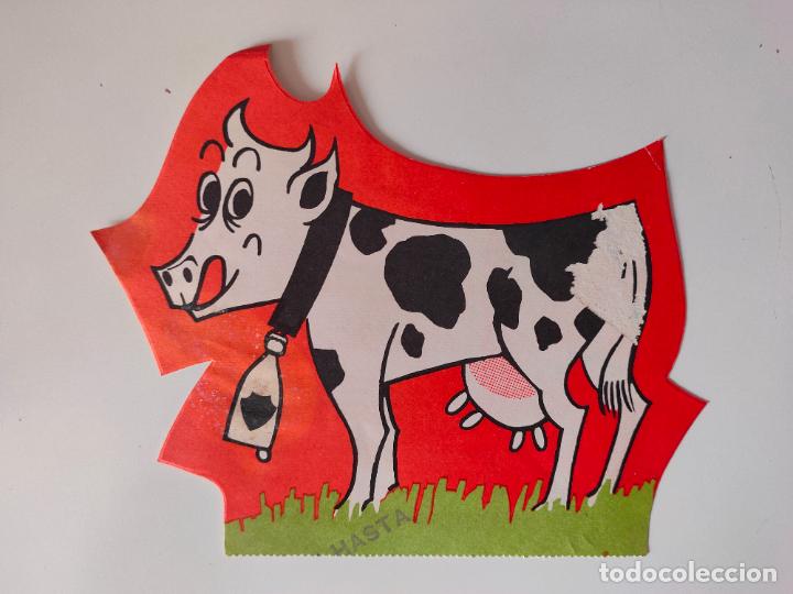 Paper Collecting Others: PROPAGANDA PUBLICIDAD BOTELLA LECHE LETEL PURISIMA PLANAS DE VICH VIC VACA COLOR