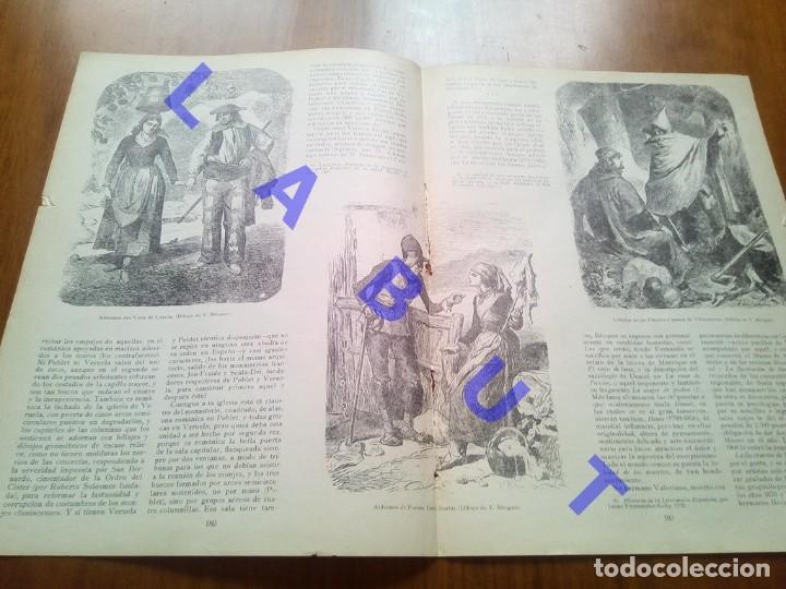 Otros Art&iacute;culos de Coleccionismo en Papel: MONASTERIO DE VERUELA Y LOS HERMANOS BECQUER LEOPOLDO SOLER Y PEREZ 1927 2 HOJAS H32
