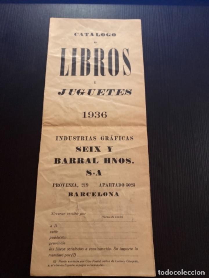 Otros Art&iacute;culos de Coleccionismo en Papel: Publicidad cat&aacute;logo precios libros y juguetes Seix y Barral Barcelona