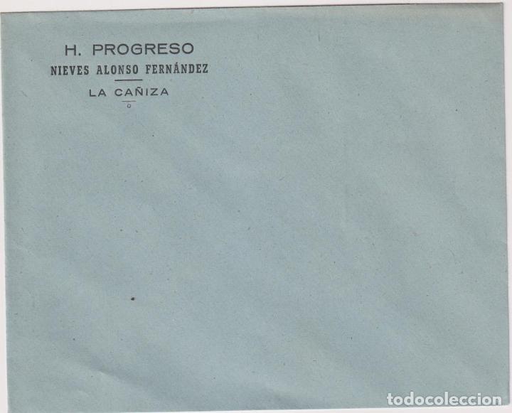 Paper Collecting Others: Sobre con Membrete. H. Progreso. (Hotel?) La Ca&ntilde;iza. SIN USAR