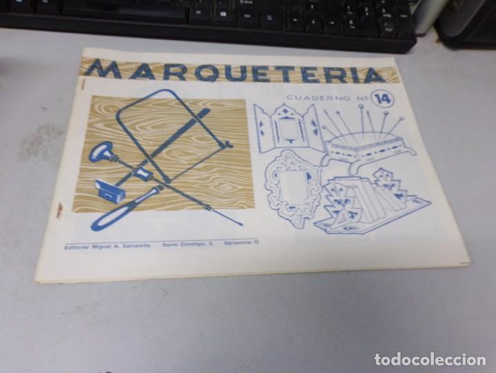 Otros Art&iacute;culos de Coleccionismo en Papel: Cuaderno Marqueter&iacute;a Numero 14 Salvatella Espejo, Soporte Libros, Caja Para Agujas
