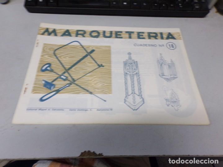 Otros Art&iacute;culos de Coleccionismo en Papel: Cuaderno Marqueter&iacute;a Numero 16 Salvatella Muebles Religiosos