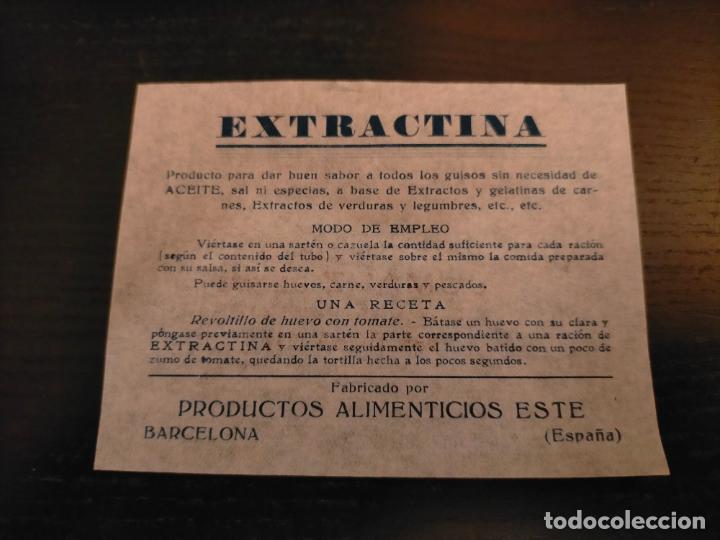 Paper Collecting Others: EXTRACTINA PRODUCTO PARA DAR BUEN SABOR A LOS GUISOS PRODUCTOS ALIMENTICIOS ESTE BARCELONA JUMANZ