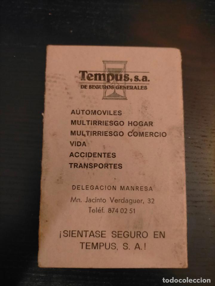 Sammelleidenschaft Andere Papierartikel: TEMPUS SEGUROS MANRESA HORARIO FERROCARRILES CATALANES MANRESA BARCELONA RENFE TRENES AUTOS TAXIS