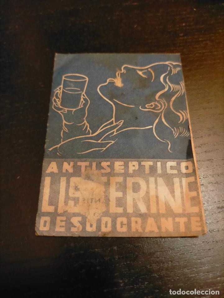 Collectionnisme Papier divers: ANTISEPTICO BUCO-FARINGEO LISTERINE DESODORANTE HALITOSIS PIES BOCA OIDOS PROPAGANDA FOLLETO PUBLI