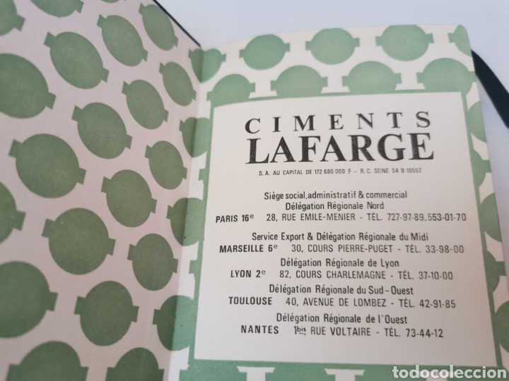 Otros art&iacute;culos de coleccionismo en papel: Libreta Lafarge ppio XX - Foto 1