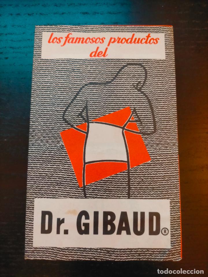 Collectionnisme Papier divers: LOS FAMOSOS PRODUCTOS DEL DR DOCTOR GIBAUD FAJA PROSPECTO FOLLETO PROPAGANDA FARMACIA MEDICAMENTO